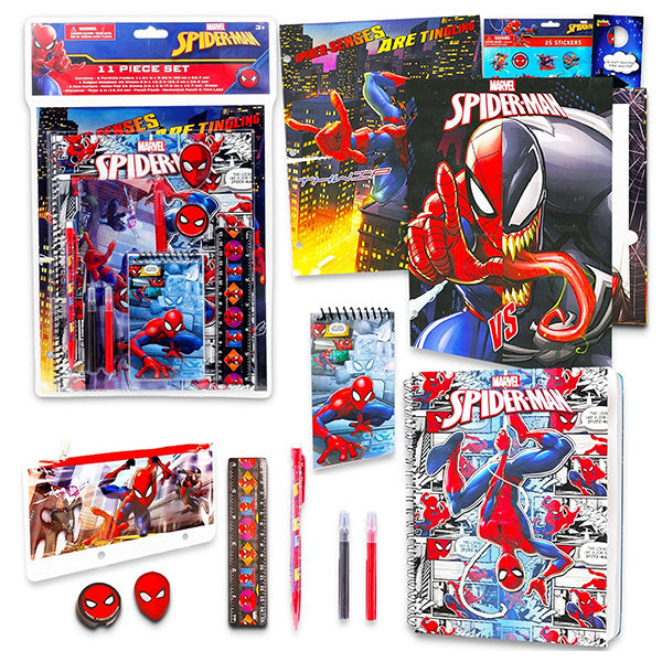 Spider-Man 11 Piece Stationery Set