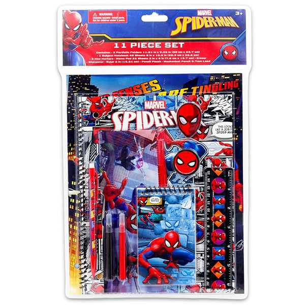 Spider-Man 11 Piece Stationery Set
