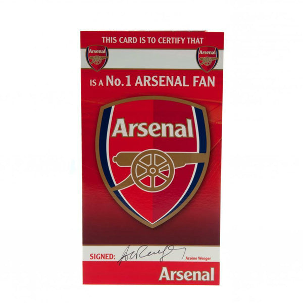 Arsenal FC No #1 Fan Birthday Card