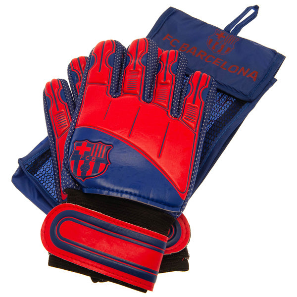 Barcelona Goal Keeper Gloves Youth