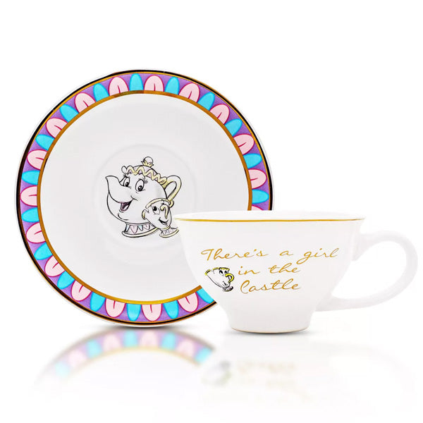 Beauty and The Beast Teacup & Saucer