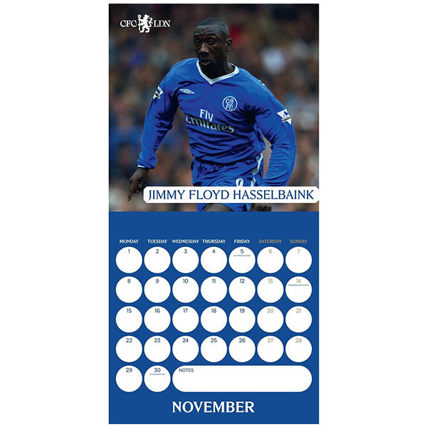 Chelsea FC Square Calendar 2027