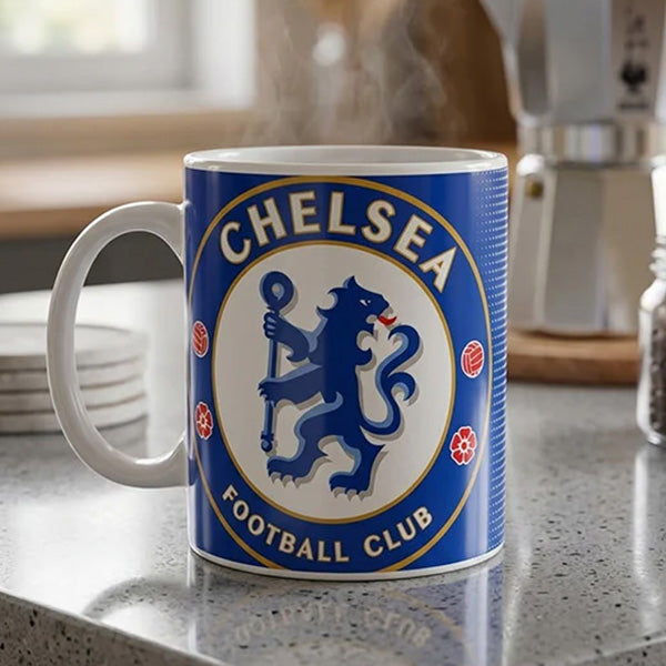 Chelsea FC Halftone Mug