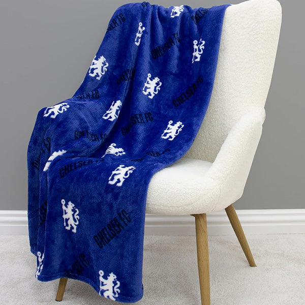 Chelsea FC Fleece Throw Blanket