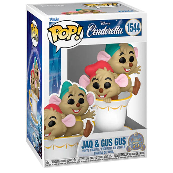 Cinderella Jasper and Gus Gus Funko Pop