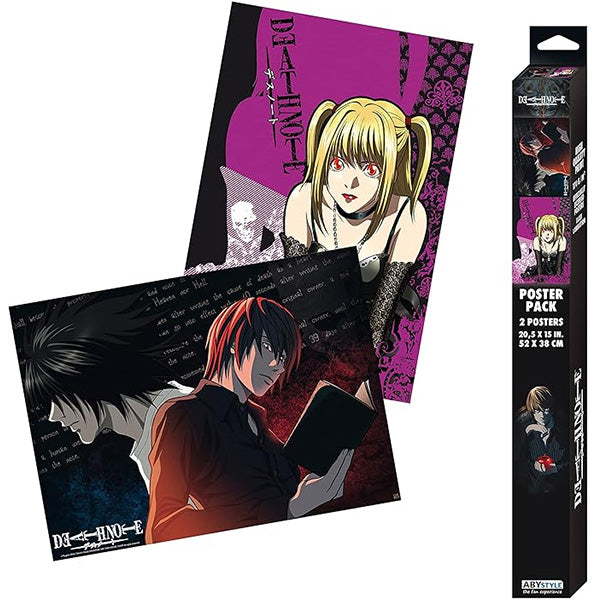 Death Note  L vs. Light and Misa Boxed Poster Set