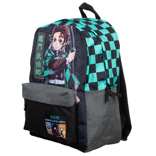 Demon Slayer Checker Backpack