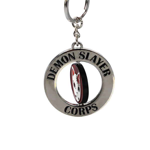 Demon Slayer Tanjiro Haori Kitsune Mask Keychain