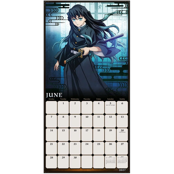 Demon Slayer Square Calendar 2027