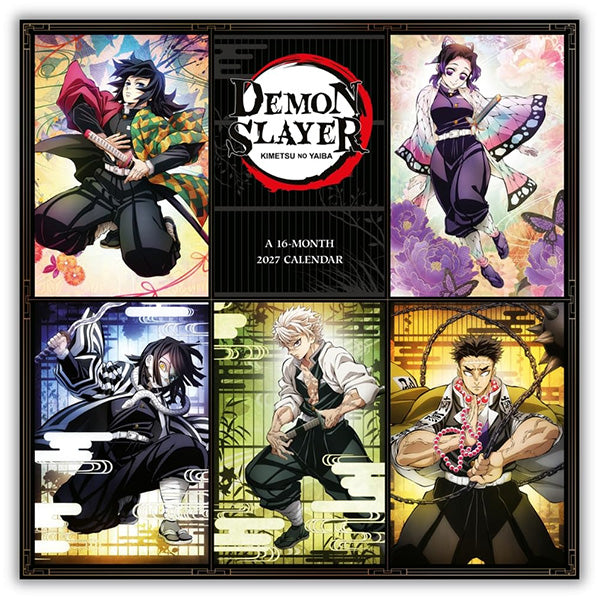 Demon Slayer Square Calendar 2027