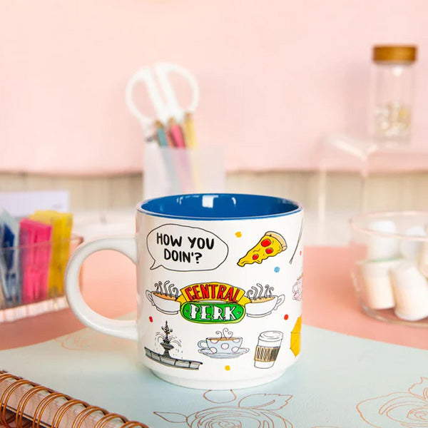 Friends Allover Icons Mug
