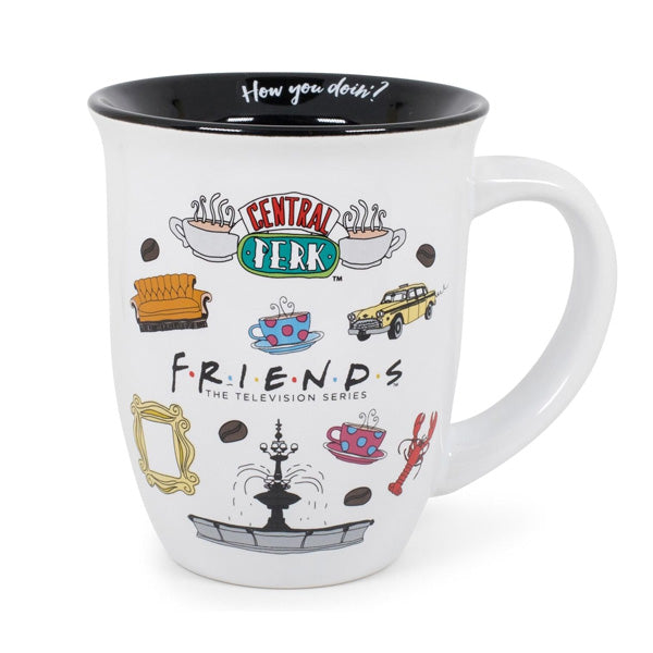 Friends Icons Wide Rim Mug