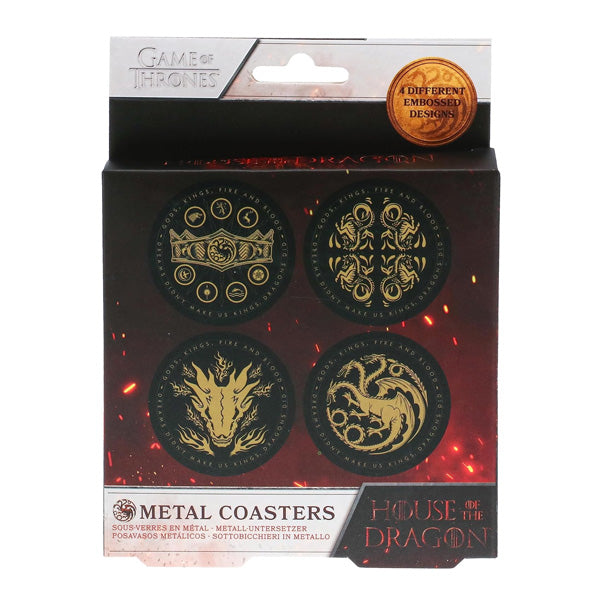 House Of The Dragon Metal Coasters