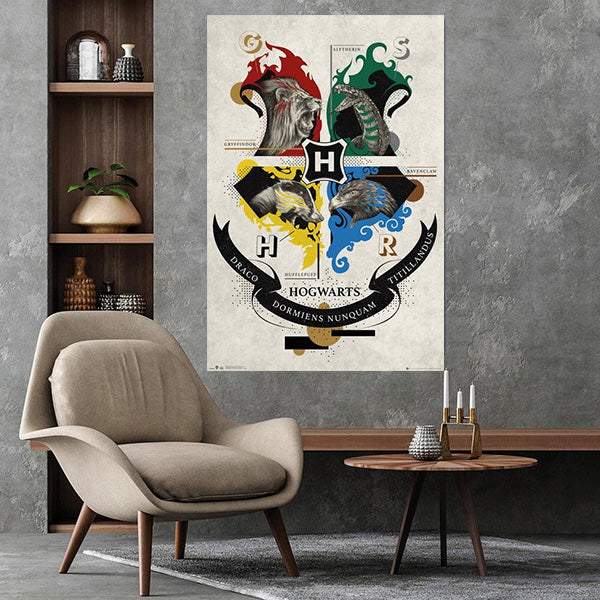 Harry Potter Poster Animal Crest
