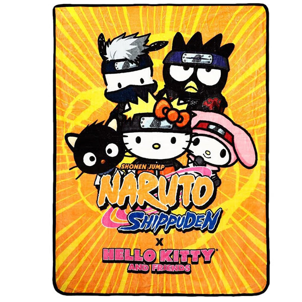 Naruto Hello Kitty Blanket