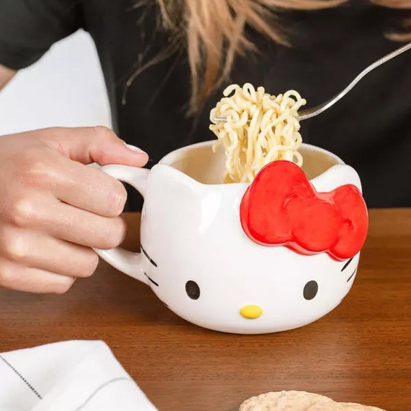 Hello Kitty Red Bow Ceramic 3D Mug