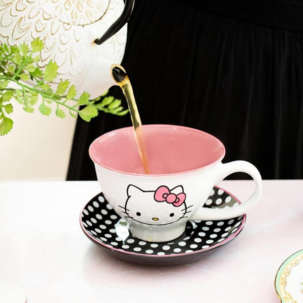Hello Kitty Ceramic Teacup and Saucer Set Trinidad and Tobago
