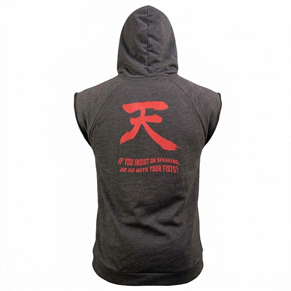 Street Fighter Akuma Hooded Vest