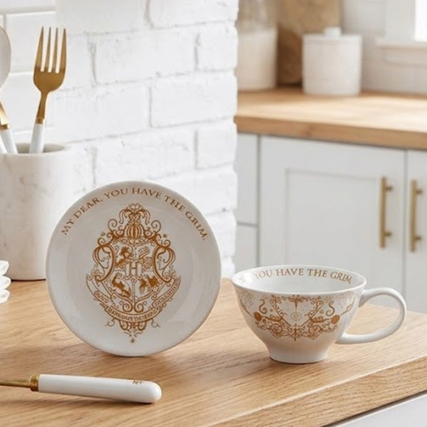 Harry Potter Grim Teacup and Saucer Set