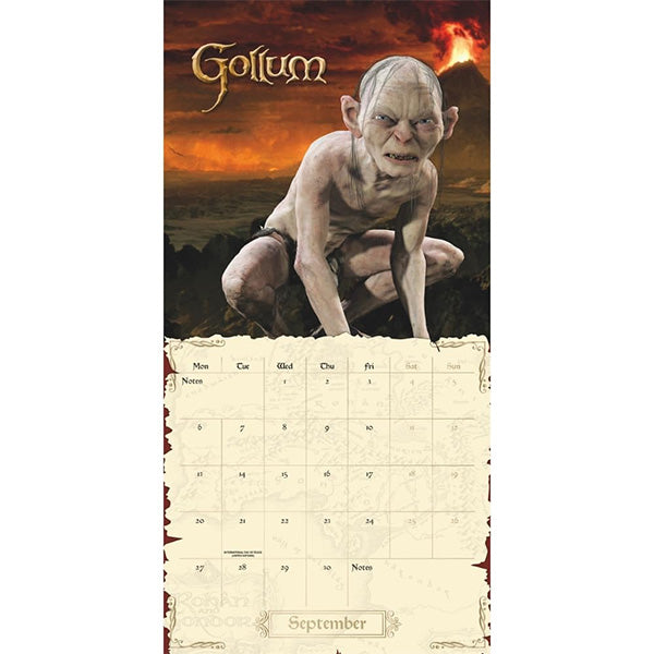 Lord of The Rings Square Calendar 2027