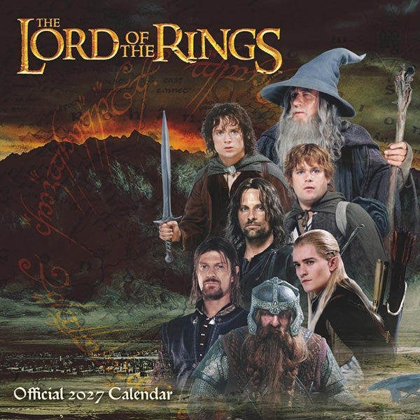 Lord of The Rings Square Calendar 2027