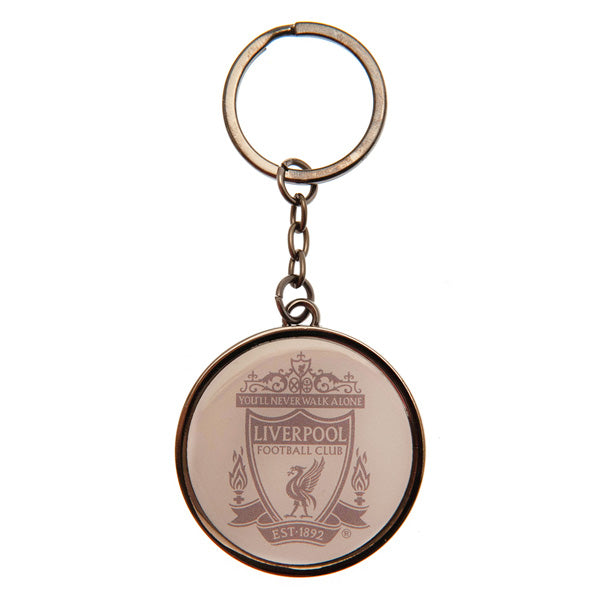 Liverpool FC Glass Crest Keychain