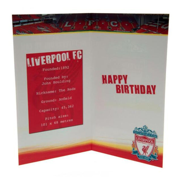 Liverpool FC No #1 Fan Birthday Card