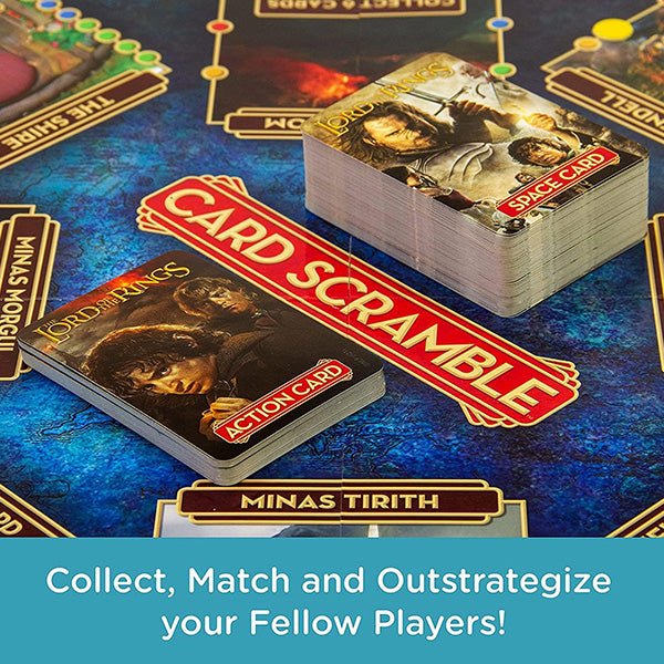 Lord of the Rings Card Scramble Board Game