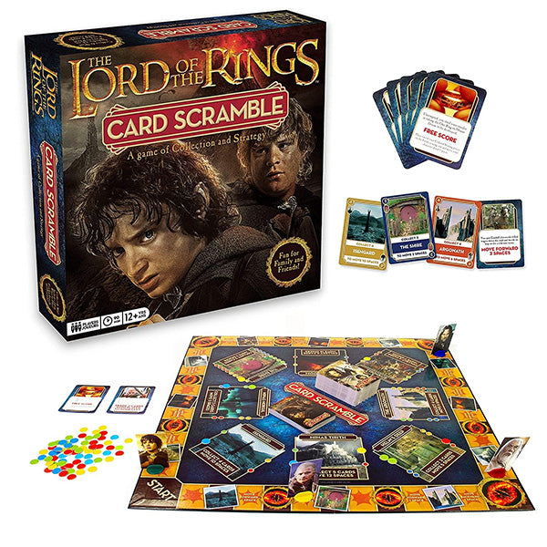 Lord of the Rings Card Scramble Board Game