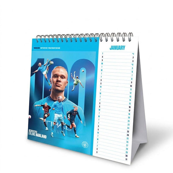 Manchester City Desktop Calendar 2027