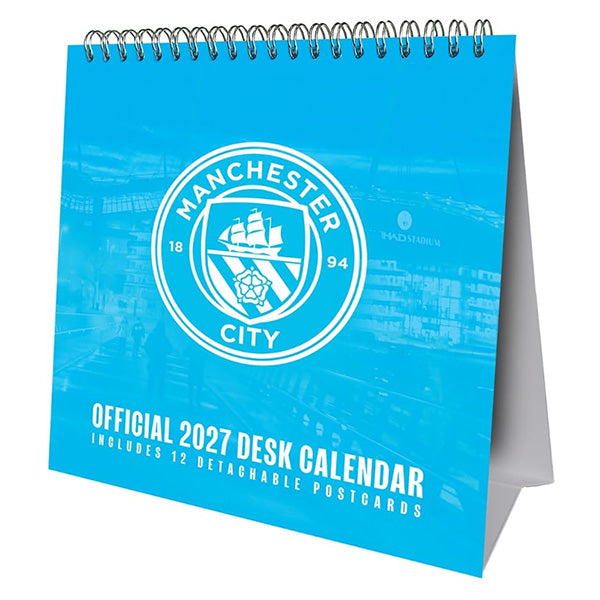 Manchester City Desktop Calendar 2027