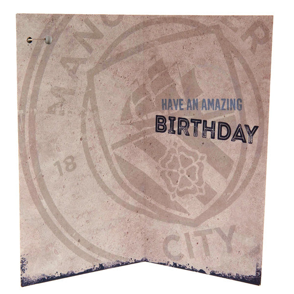 Manchester City FC Birthday Boy Card