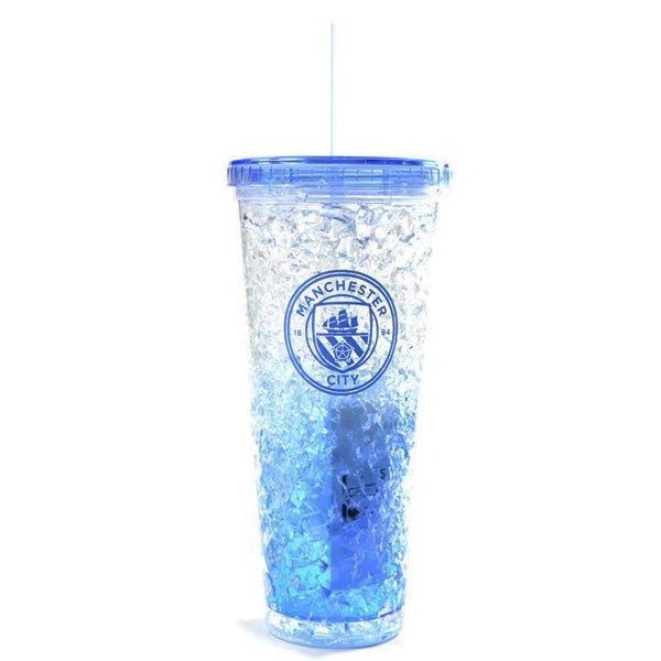 Manchester City FC Freezer Mug With Straw