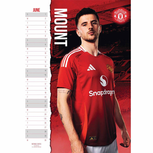Manchester United Calender 2025