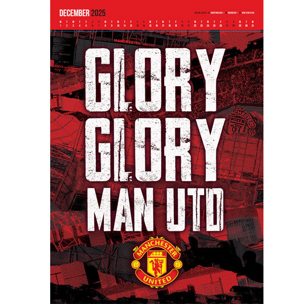Manchester United FC Deluxe Calendar 2025