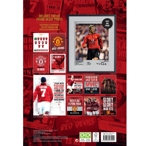 Manchester United FC Deluxe Calendar 2025