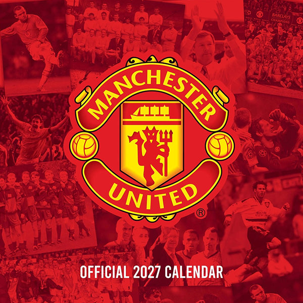 Manchester United Legends Square Calendar 2027