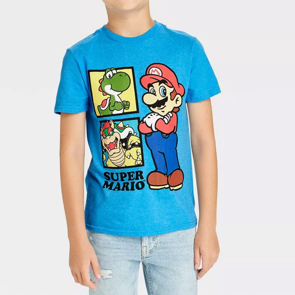 Super Mario Yoshi and Bowser T-Shirt