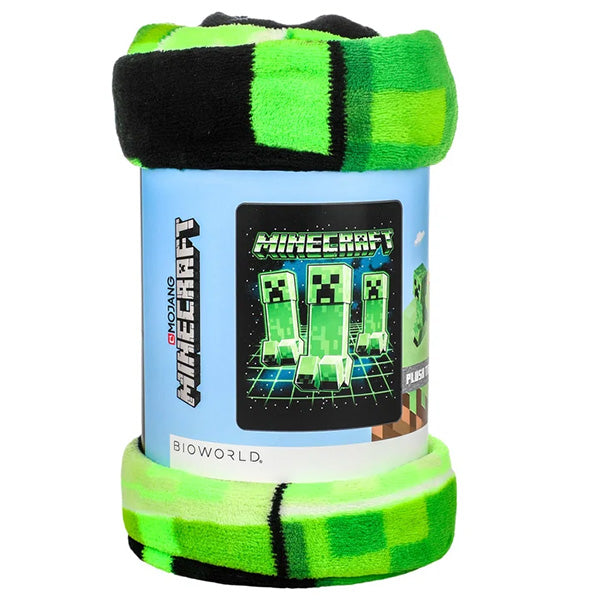 Minecraft Creeper Throw Blanket