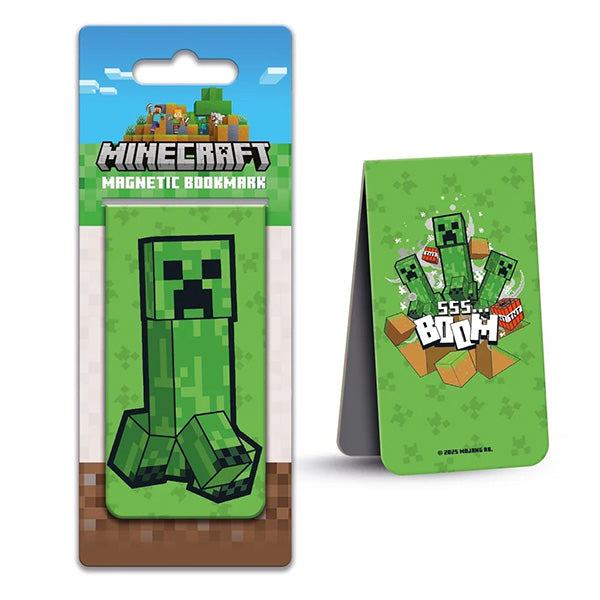 Minecraft Creeper Magnetic Bookmark