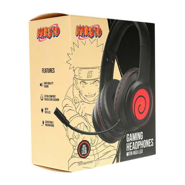 Naruto LED Red Gaming Headphones