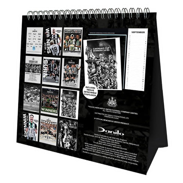 Newcastle United FC Desktop Calendar 2027
