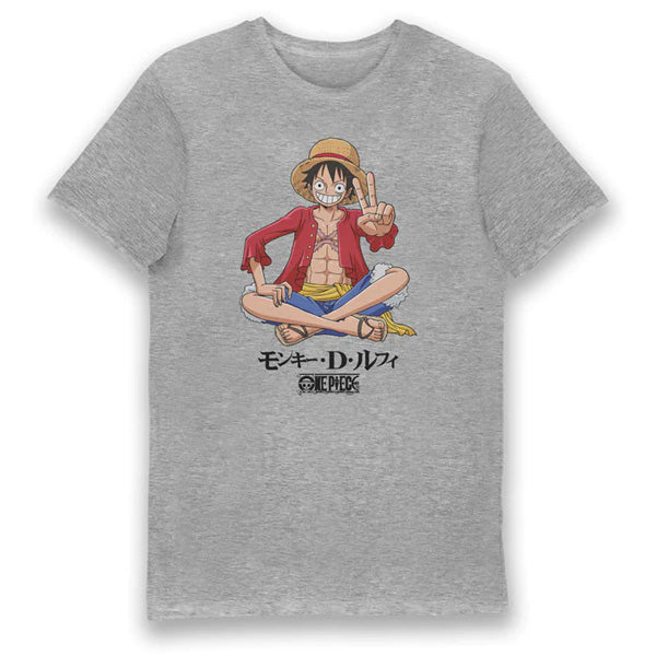 One Piece Luffy Grey T-Shirt