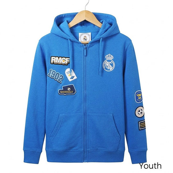 Real Madrid Youth Zip Hoodie