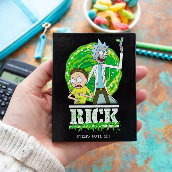 Rick & Morty Sticky Notes & Tab Box Set
