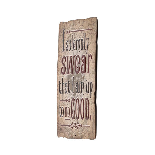 Harry Potter Solemnly Swear Metal Sign