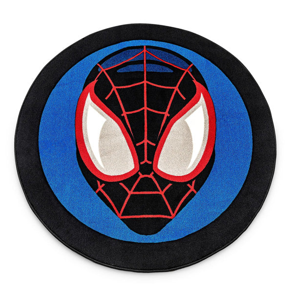 Spiderman Miles Morales Mask Round Rug