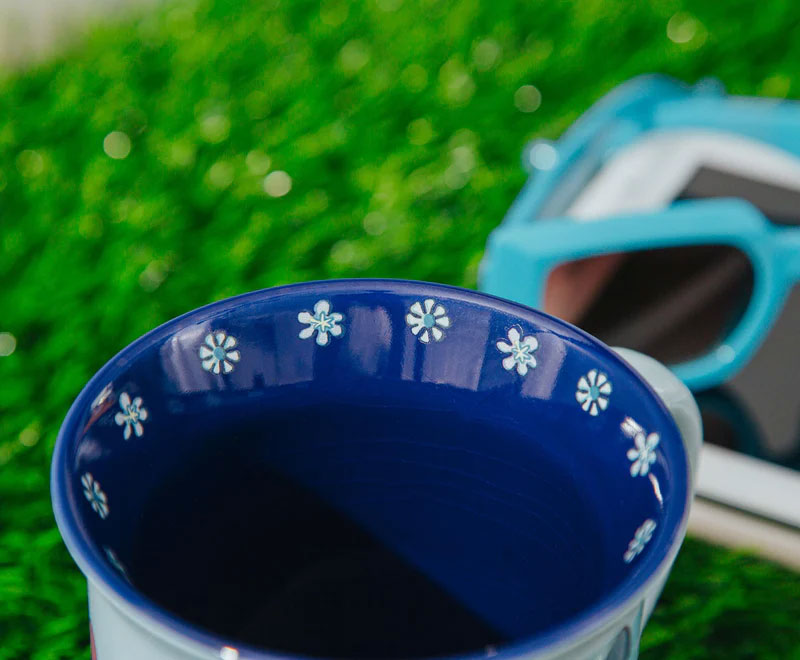 Stitch Aloha Wide Rim Mug