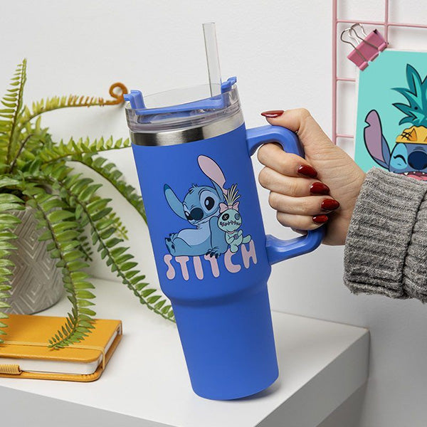 Lilo and Stitch Insulated Cup With Straw