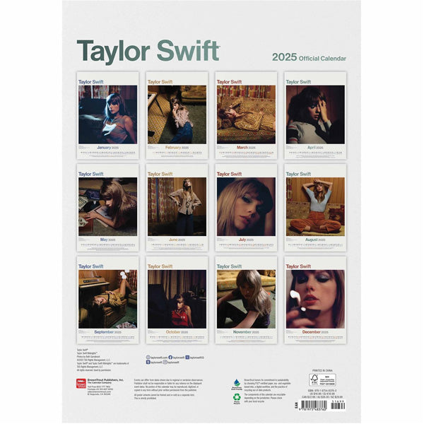 Taylor Swift Calendar 2025